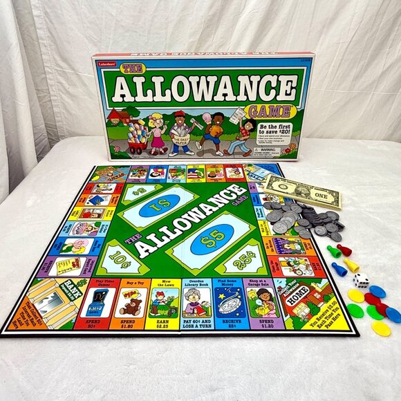 The Allowance Game Educational Board Game Lakeshore 100% Complete - Picture 1 of 9